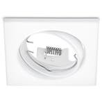 GU10 Inbouwspot Set - Mat Wit - Inbouw Vierkant - Kantelbaar, Metaal of Aluminium, Nieuw, Ophalen of Verzenden, Led