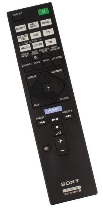 Afstandsbediening Sony STR-DN1080 rmt-aa320u, Ophalen of Verzenden, Nieuw, Origineel