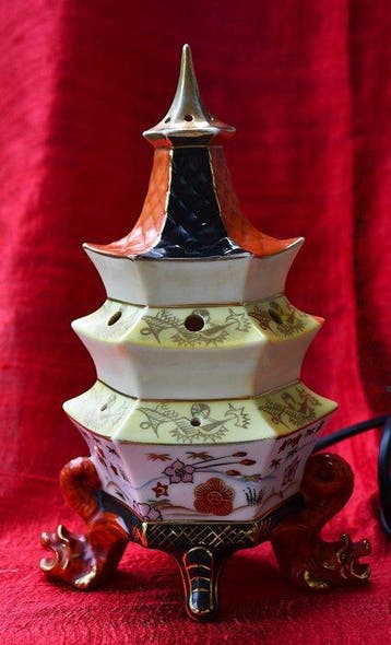 Goebel - Lamp - pagode - Porselein - Stemmings- en, Antiek en Kunst
