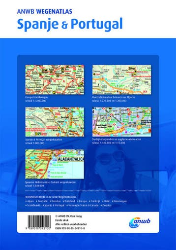 Spanje & Portugal / ANWB Wegenatlas 9789018043100 ANWB, Verzenden, Gelezen, ANWB