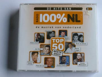 De Hits van Radio 100% NL - Top 50 (3 CD), Cd's en Dvd's, Cd's | Nederlandstalig, Ophalen of Verzenden, Zo goed als nieuw
