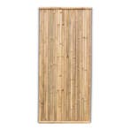 Bamboe schutting Stripe - 90 x 200 cm - Naturel - Verticale, Verzenden, Nieuw
