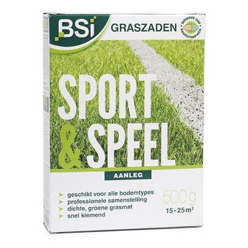 Graszaad  speelgazon | BSI | 15 - 25 m², Verzenden, Nieuw