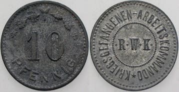 10 Pfennig ohne Jahr Dornap oorlogsgefangenen-arbeitskomm..., Verzenden
