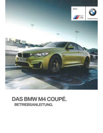 2015 BMW M4 COUPÉ INSTRUCTIEBOEKJE DUITS, Auto diversen