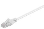 CAT 5e netwerkkabel, U/UTP – Goobay-0.25 m / Wit, Computers en Software, Pc- en Netwerkkabels, Ophalen of Verzenden, Nieuw