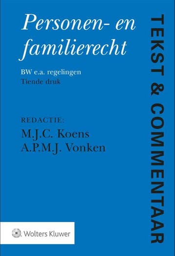 Personen- en Familierecht / Tekst & Commentaar 9789013147094, Boeken, Verzenden, Gelezen, Wolters Kluwer Nederland B.V.