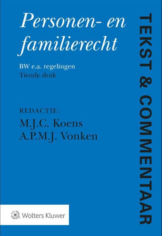 Personen- en Familierecht / Tekst & Commentaar 9789013147094, Boeken, Wetenschap, Gelezen, Verzenden
