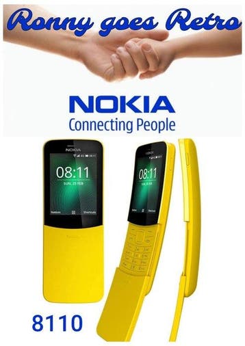 Nokia 8110 - Mobiele telefoon - Met reprobox, Nieuw