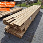 Thermo Vuren Vlonderplank 4800-5100x140x24mm, Doe-het-zelf en Verbouw, Platen en Panelen, Ophalen of Verzenden, Nieuw