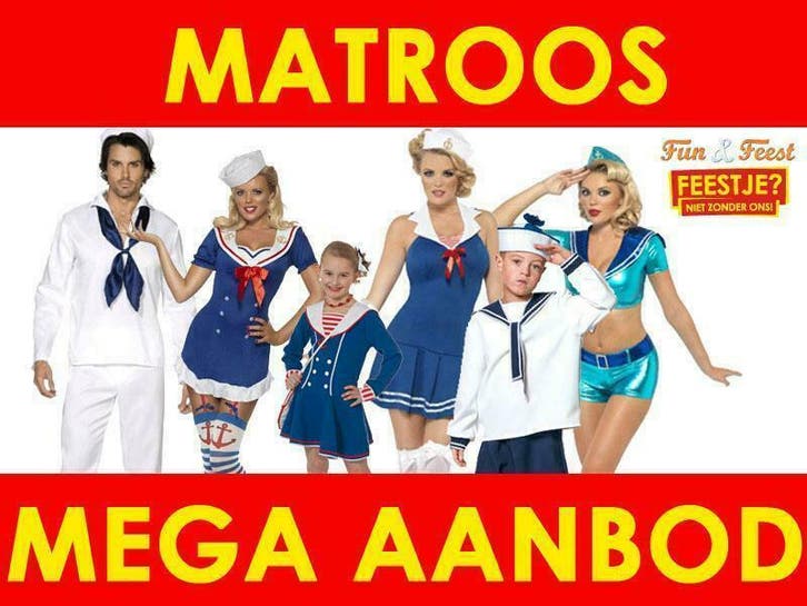 Matrozen carnavalskleding- Mega aanbod matroos kleding, Kleding | Dames, Carnavalskleding en Feestkleding, Kleding, Nieuw, Carnaval