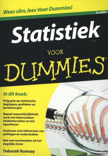 Statistiek voor Dummies / Voor Dummies - Deborah Rumsey, Verzenden, Zo goed als nieuw, Deborah Rumsey
