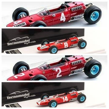 Tecnomodel 1:43 - Model raceauto (4) - Lot 4pcs Ferrari 512, Nieuw