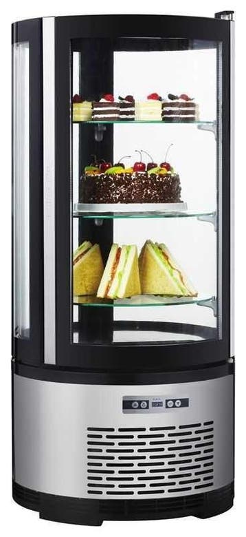 Gebaksvitrine & taartvitrine rond met glas | Wouter Saro, Verzenden, Nieuw in verpakking