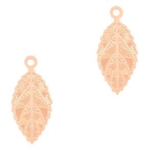 2x Hangers bohemian blaadje Rose Gold (Bedels), Ophalen of Verzenden, Nieuw, Bedel