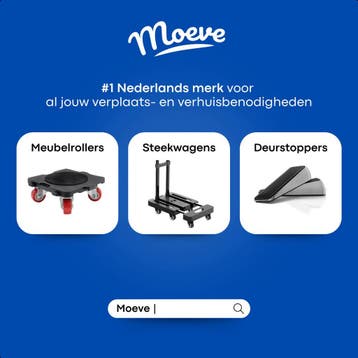 Moeve Meubelroller - 9-delige Meubeltransporter met 360°, Ophalen of Verzenden, Zo goed als nieuw