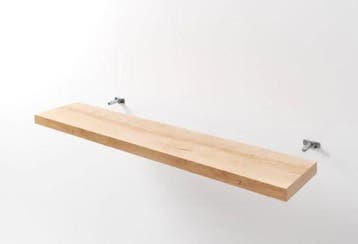 Eiken Wandplank op Maat | Blind Ophangsysteem | Teakea, Verzenden, Nieuw