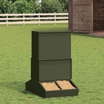 vidaXL Varkensvoeder Olijf Groen 82 x 51 x 91,5 cm 20 kg, Dieren en Toebehoren, Verzenden, Nieuw