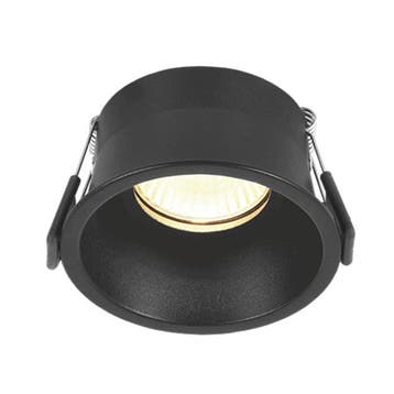 LED inbouw spot | Verdiept | Rond | Ø77mm | Zwart, Ophalen of Verzenden, Nieuw, Metaal, Plafondspot of Wandspot