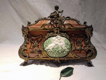 Magnífico cofre Joyero - Napoleón III (sg XIX) -