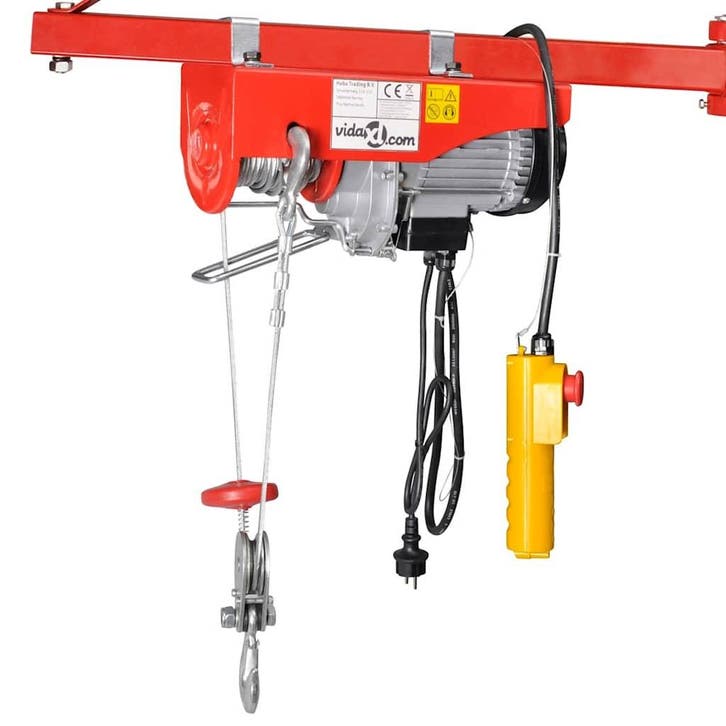 vidaXL Elektrische lier 500 W 100/200 kg, Zakelijke goederen, Machines en Bouw | Liften, Steigers en Ladders, Verzenden