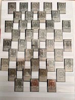 België 1890/1910 - België – Gespecialiseerd lot, Postzegels en Munten, Gestempeld