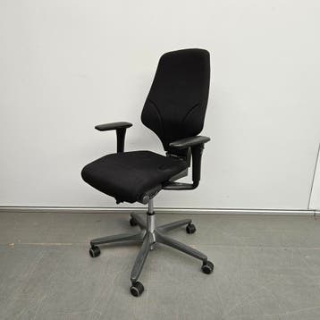 Giroflex bureaustoel - zwarte stof, Huis en Inrichting, Bureaustoelen, Ophalen of Verzenden, Nieuw