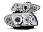 Angel Eyes koplampen Chrome geschikt voor BMW 1 serie, Verzenden, Nieuw, BMW