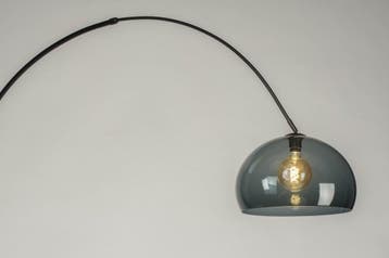 Rietveld Vloerlampen - Zwart - Glas, Kunststof, Metaal, Verzenden, Nieuw