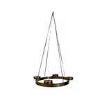 Nordal Candle Holder L, Gold, F/4 Candles - Kandelaar -, Nieuw, Metaal, Kandelaar, 25 tot 50 cm