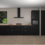 Zwarte keuken Angola 97952, Huis en Inrichting, Keuken | Complete keukens, Verzenden, Nieuw