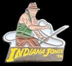 Indiana Jones pin, Verzamelen, Speldjes, Pins en Buttons, Verzenden, Nieuw, Figuurtje, Speldje of Pin