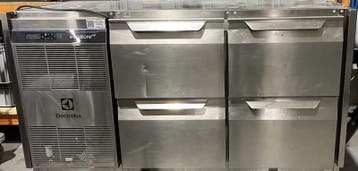 Occasion Electrolux koelwerkbank - 290lt, 4 laden, Ophalen, Gebruikt, Koelen en Vriezen