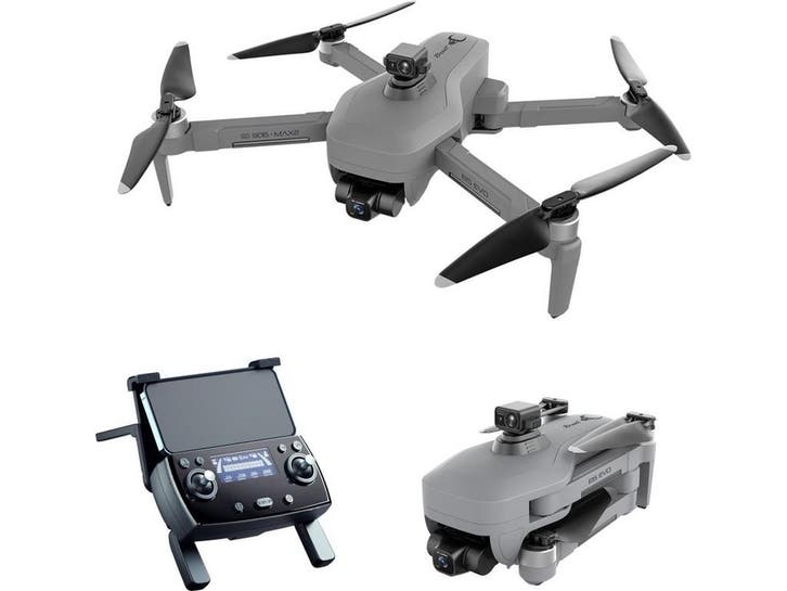 LUXWALLET EvoFly² Dodge - Drone - 4K GPS - 45Km/h - Obstakel, Audio, Tv en Foto, Drones, Nieuw, Verzenden