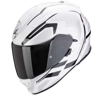 Scorpion EXO-491 Kripta Wit-Zwart Integraalhelm, Motoren, Kleding | Motorhelmen, Nieuw met kaartje, Overige merken, Heren, Verzenden