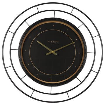 Grote wandklok NE3270ZW, Huis en Inrichting, Woonaccessoires | Klokken, Verzenden, Nieuw