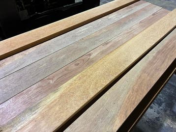 planken–vlonderplanken-schutting-Hardhout-Sucupira- 15x144mm, Tuin en Terras, Terrasdelen en Vlonders, Ophalen, Nieuw, Hout