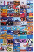 Collectie telefoonkaarten - Verzameling telefoonkaarten -
