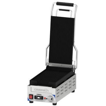 Paninigrill RVS Premium XS | 2.4kW | Geribbelde Plaat |, Verzenden, Nieuw in verpakking