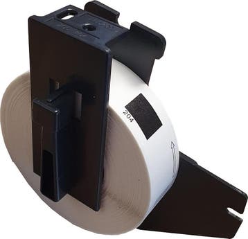 Brother DK-11204 labels 17x54mm 1 rol met houder (huismerk), Verzenden, Nieuw, Huismerk