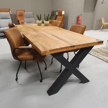 Actie! Unieke eettafel mangohout | vanaf 300 tot 340 cm, Vijf personen of meer, Nieuw, 200 cm of meer, Overige houtsoorten