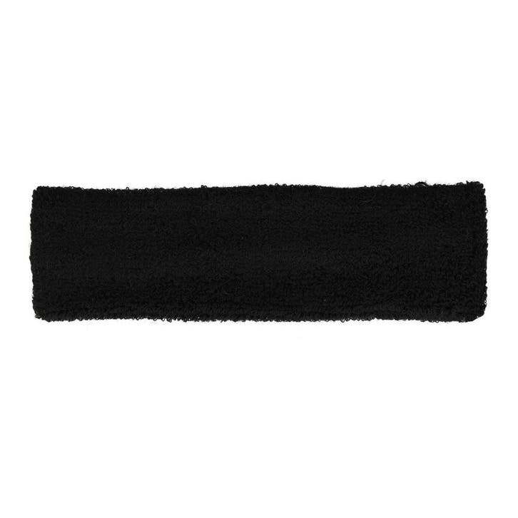 Haarband Sport 4cm - Badstof - Zwart, Sieraden, Tassen en Uiterlijk, Uiterlijk | Haarverzorging