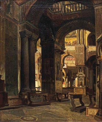 Ramon Tusquets Maignon (1837-1904) - Interno della Basilica