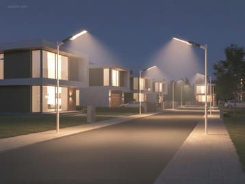 (8x) 50W 3000K LED Straatverlichting met Lens..., Nieuw