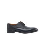 TESTONI - 8 UK - 42 IT - Derby Shoes Calf Blue Navy -, Nieuw
