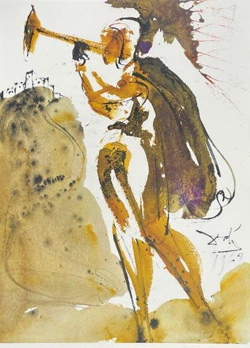 Salvador Dali (1904-1989) - Canite tuba in Sion, Antiek en Kunst