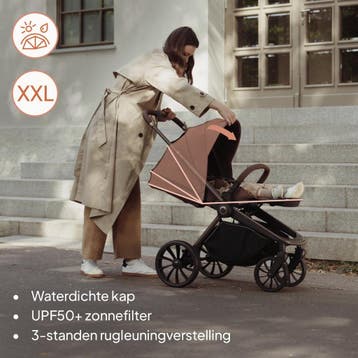 Lionelo Mika Plus Kinderwagen - All-Terrain Wielen -, Ophalen of Verzenden, Zo goed als nieuw
