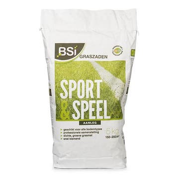 Graszaad speelgazon | BSI | 150 - 250 m², Verzenden, Nieuw
