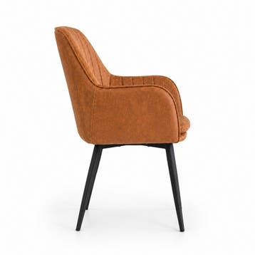 Armstoel Vermont Misty cognac, Huis en Inrichting, Ophalen of Verzenden, Nieuw