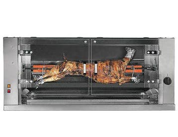 GGM Gastro | Elektrische speenvarkengrill en lam Rotisserie, Verzenden, Nieuw in verpakking, Fornuis, Frituur en Grillen